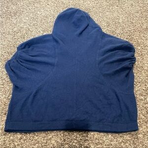 Tsesay 100% cashmere hoodie, short sleeve sweater size one size